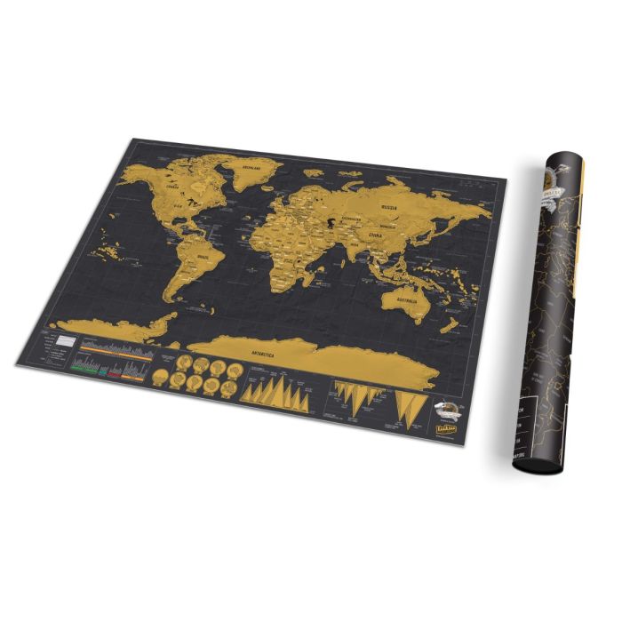 Scratch Map Deluxe Travel Edition-Travel & Outdoors-Luckies-The Bay Room