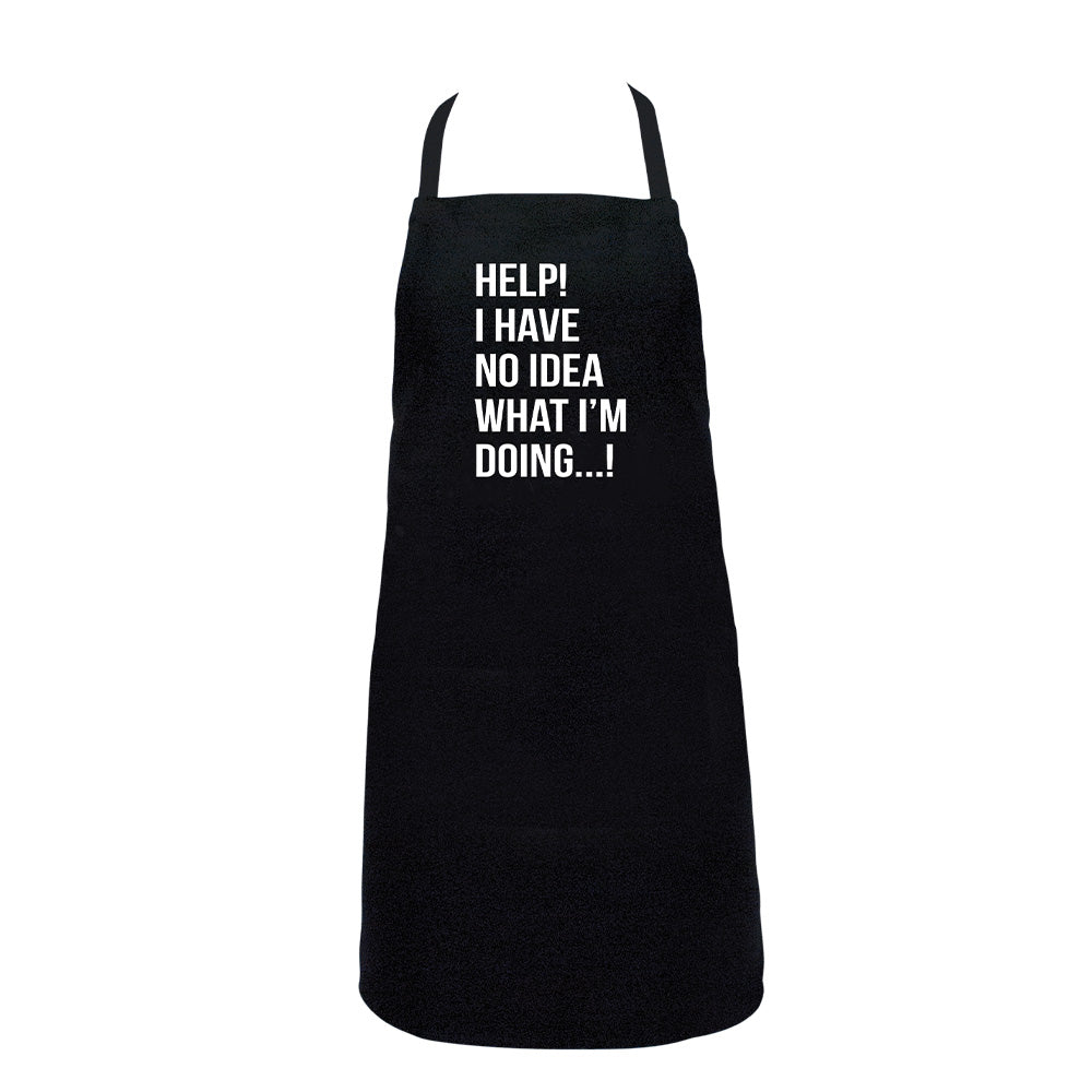 Screen Print Apron - Help-Kitchenware-Annabel Trends-The Bay Room