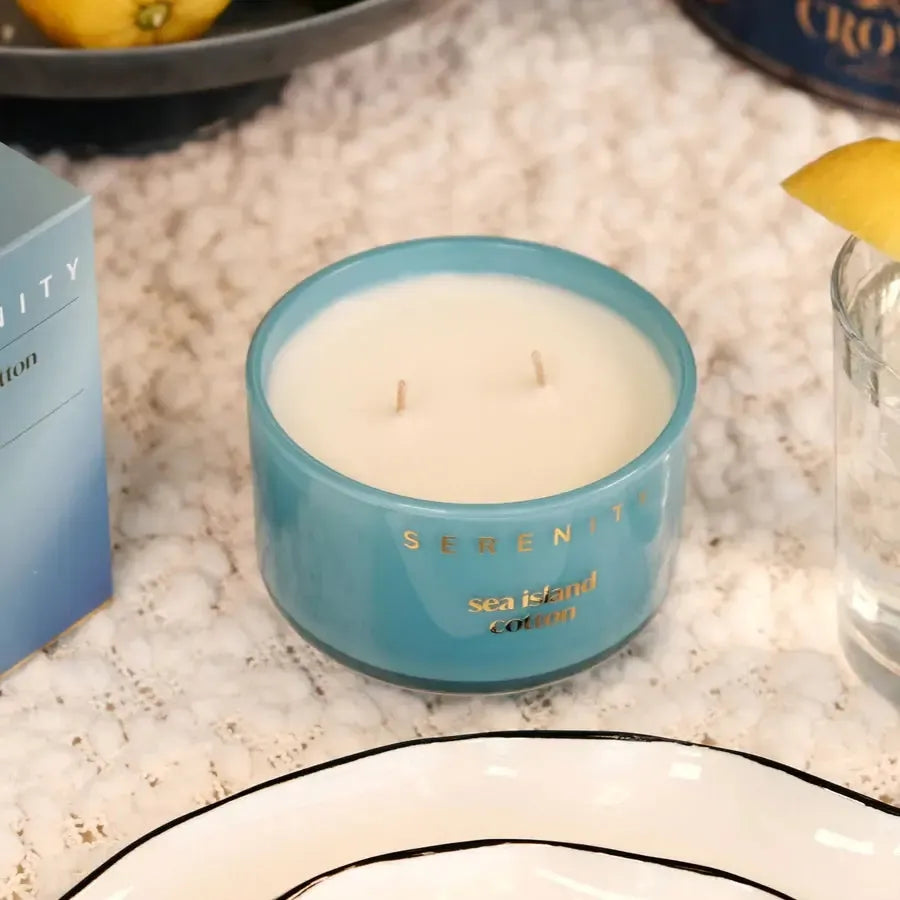 Sea Island Cotton 230g Candle-Candles & Fragrances-Serenity-The Bay Room