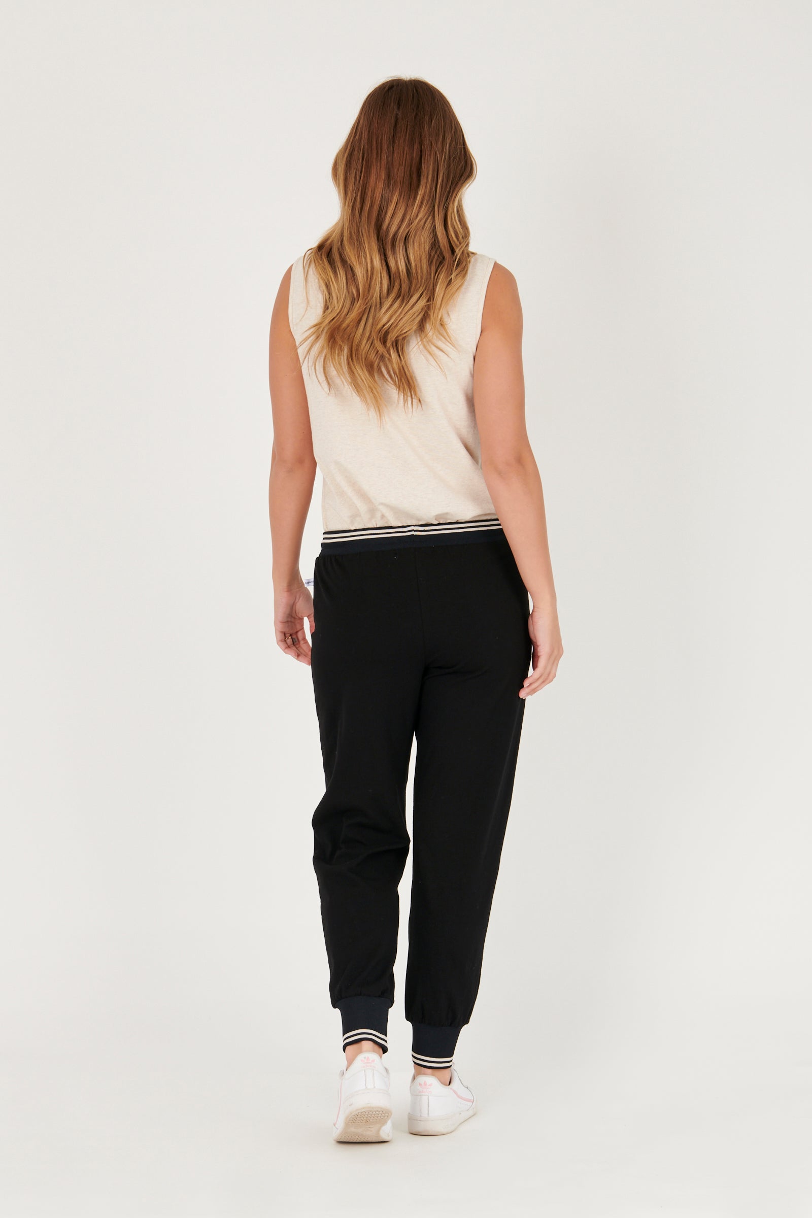 Seam Detail Pant - Black-Pants-One Ten Willow-The Bay Room
