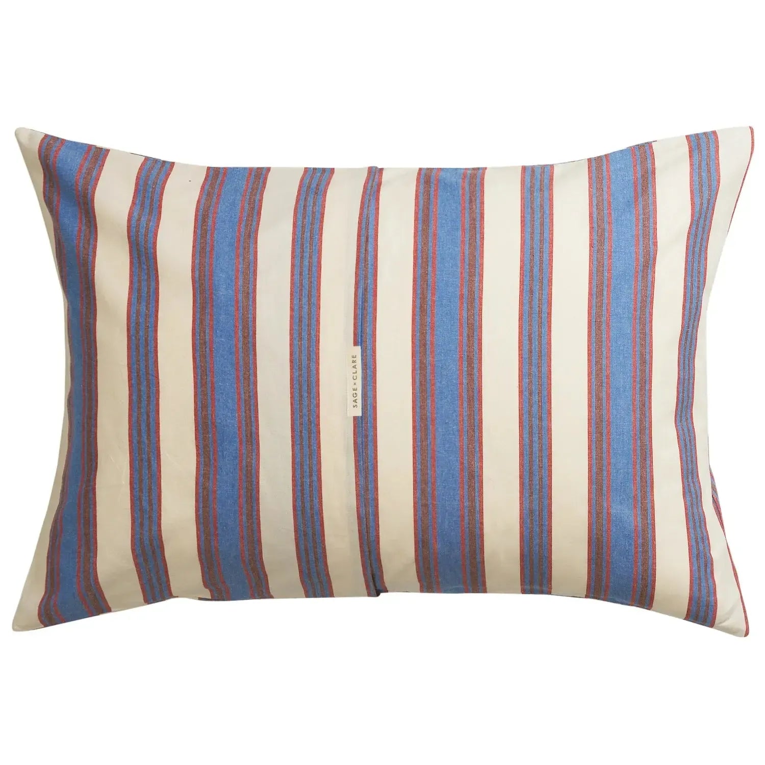 Selene Cotton Pillowcase Set - Azure-Soft Furnishings-Sage & Clare-The Bay Room