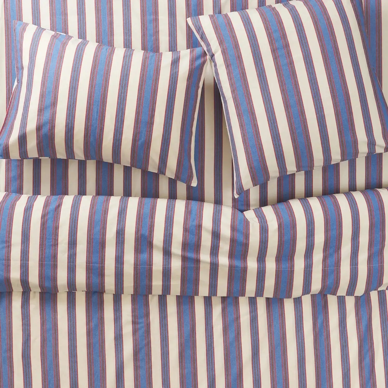 Selene Cotton Quilt Cover - Azure-Soft Furnishings-Sage & Clare-The Bay Room