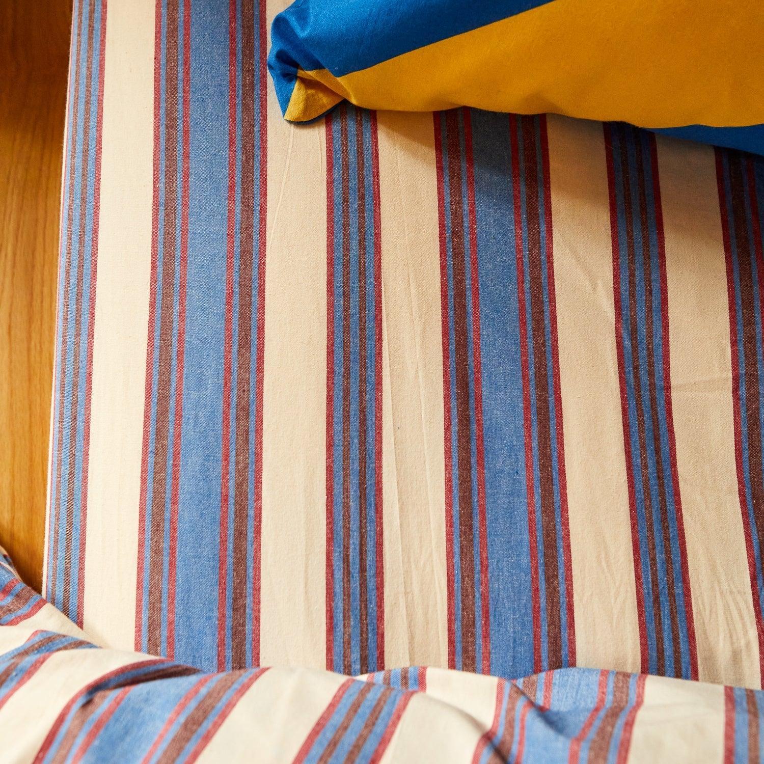 Selene Cotton Sheets - Azure-Soft Furnishings-Sage & Clare-The Bay Room