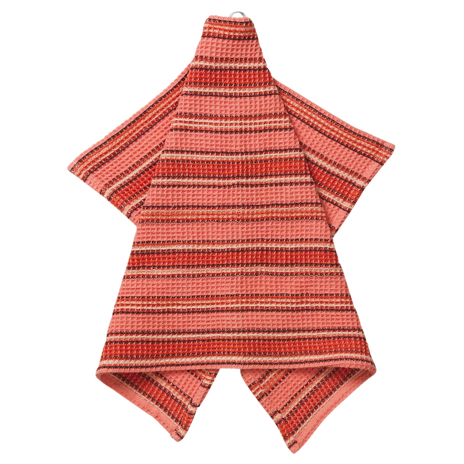 Selene Stripe Tea Towel - Hibiscus-Soft Furnishings-Sage & Clare-The Bay Room