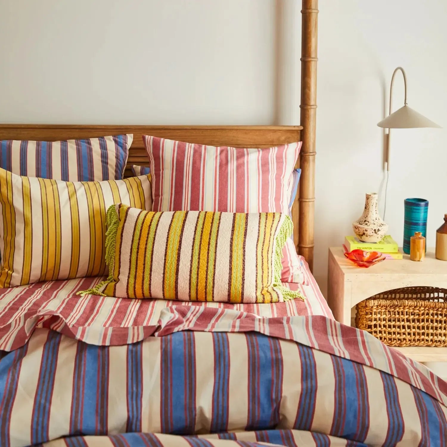 Selene Woven Cushion - Dune-Soft Furnishings-Sage & Clare-The Bay Room