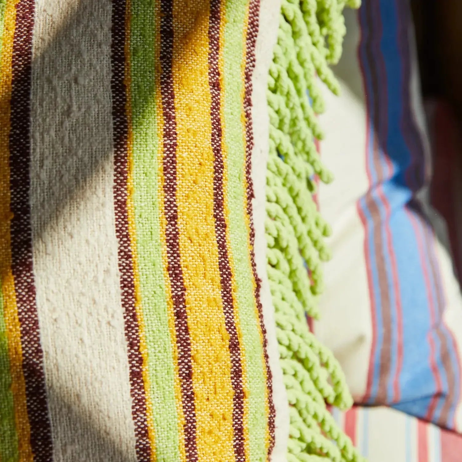 Selene Woven Cushion - Dune-Soft Furnishings-Sage & Clare-The Bay Room