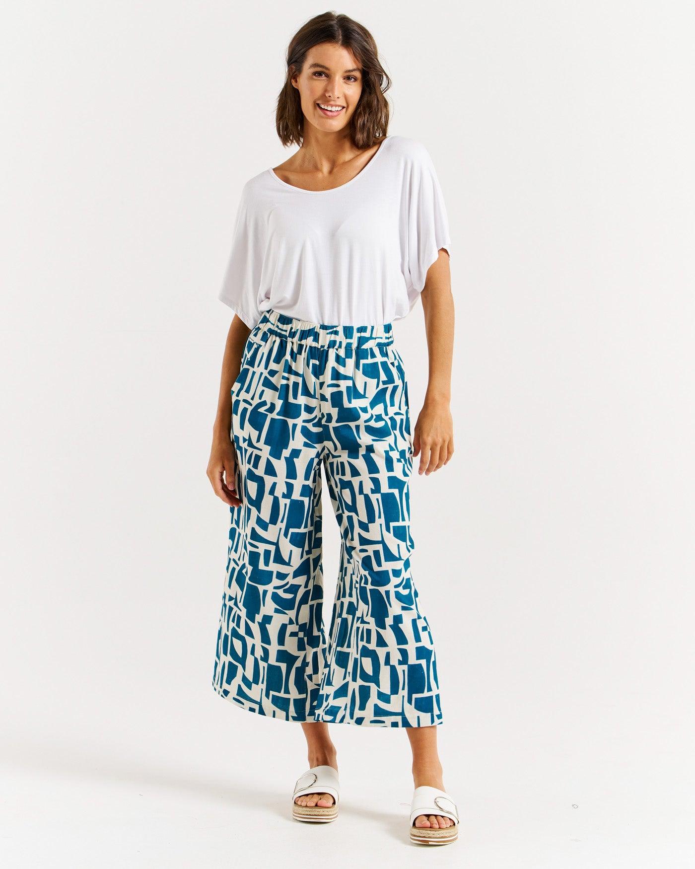 Senorita Pant - Geo Print-Pants-Betty Basics-The Bay Room