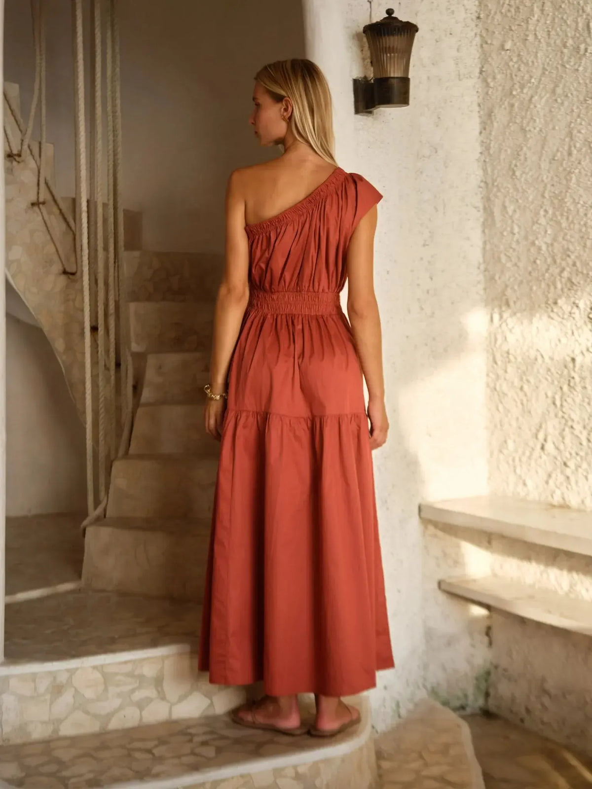 Seraphina Maxi Dress - Red Clay-Dresses-Fate + Becker-The Bay Room