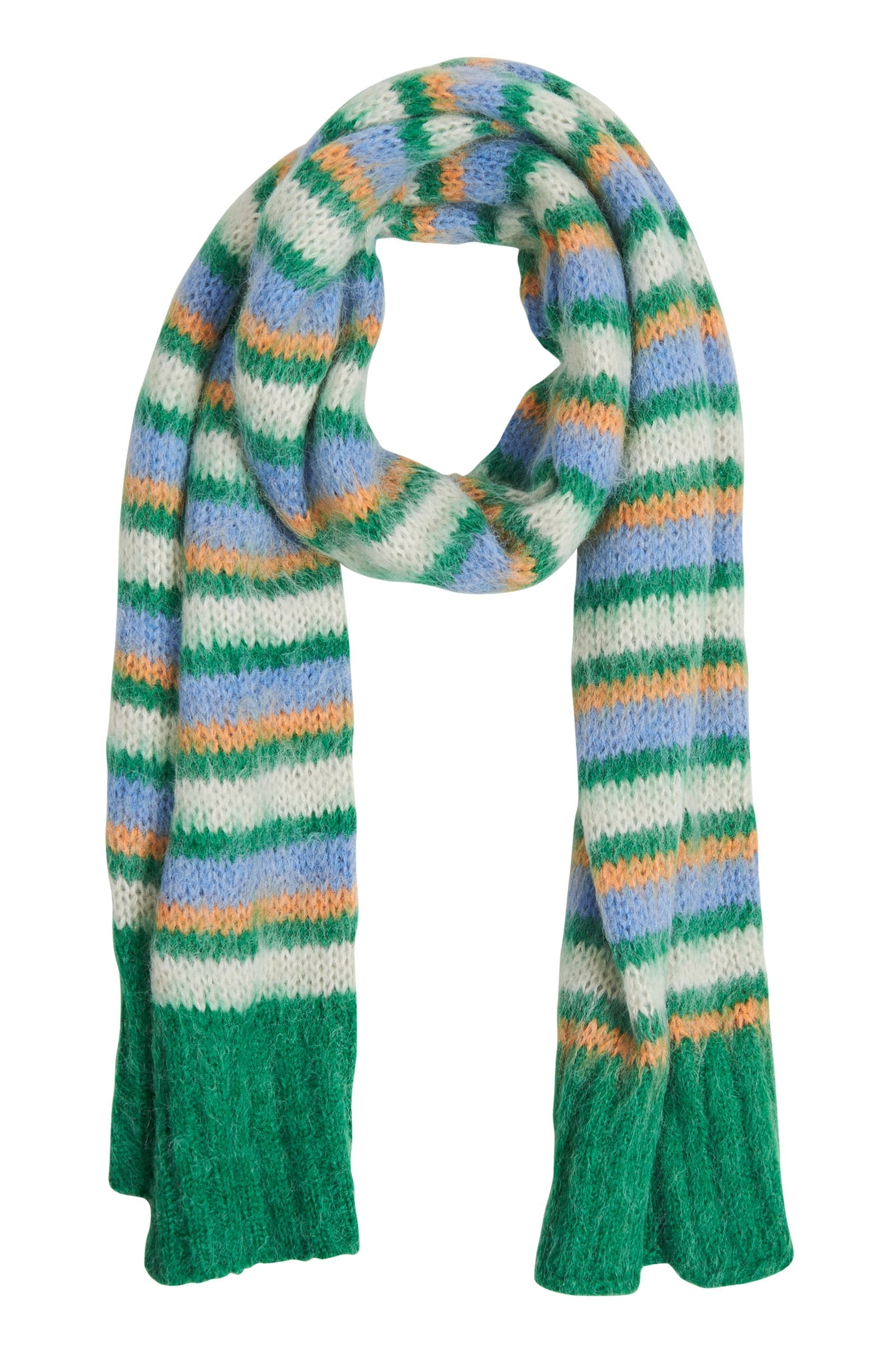 Serene Scarf - Meadow Stripe-Scarves, Belts & Gloves-Isle Of Mine-The Bay Room