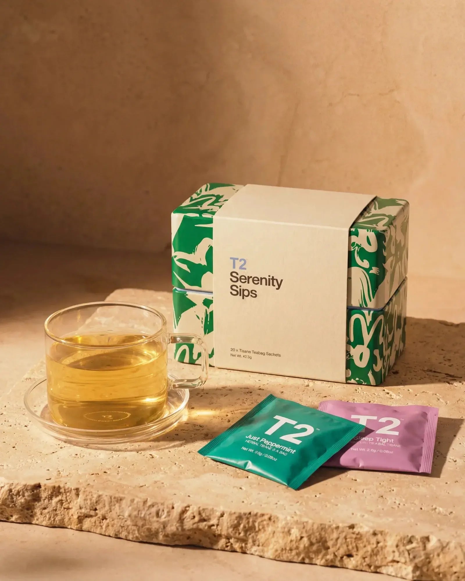 Serenity Sips Tea Bag Tin 20 pack-Gourmet Food & Drink-T2-The Bay Room