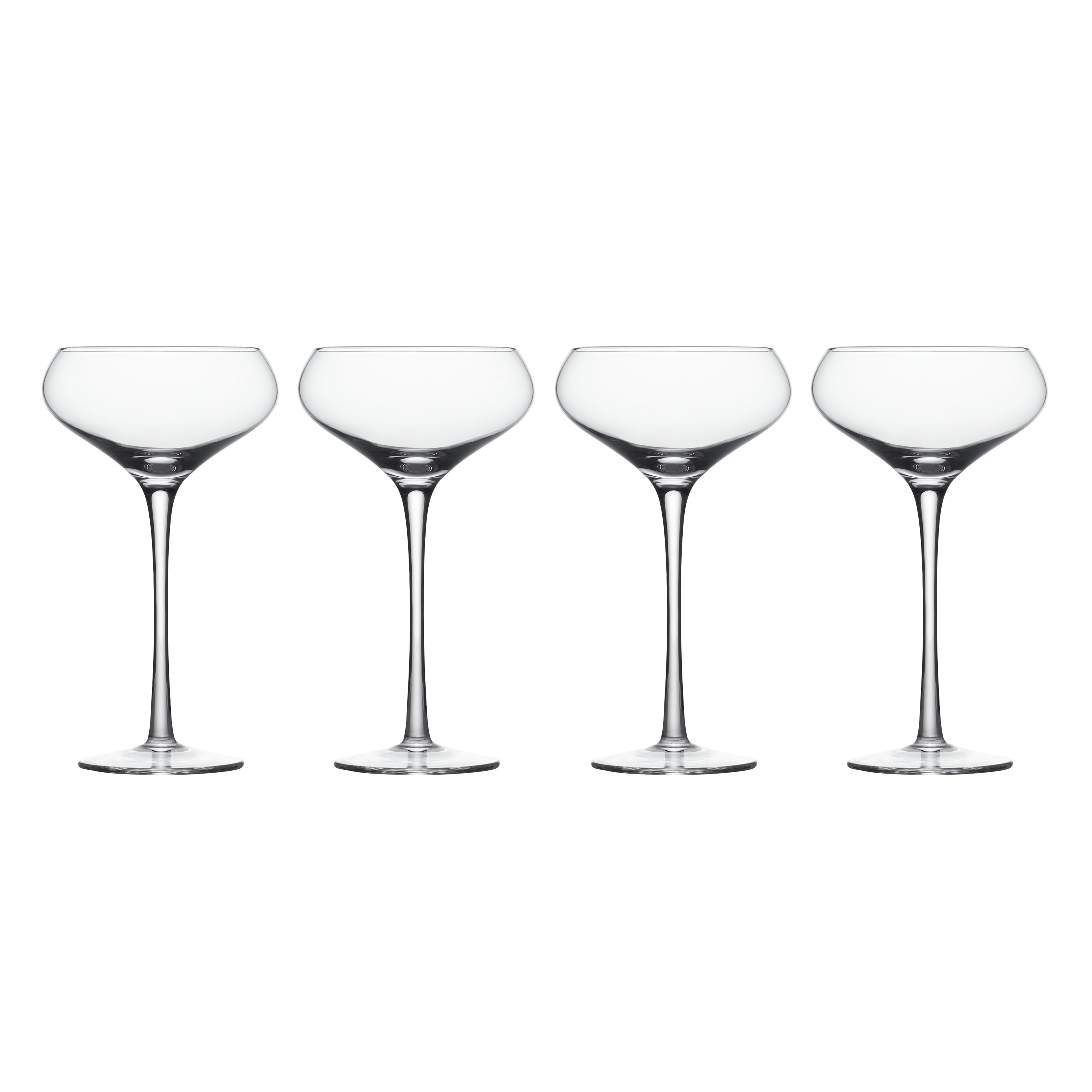 Set of 4 Ascot 180ml Espresso Martini Glasses-Dining & Entertaining-Davis & Waddell-The Bay Room