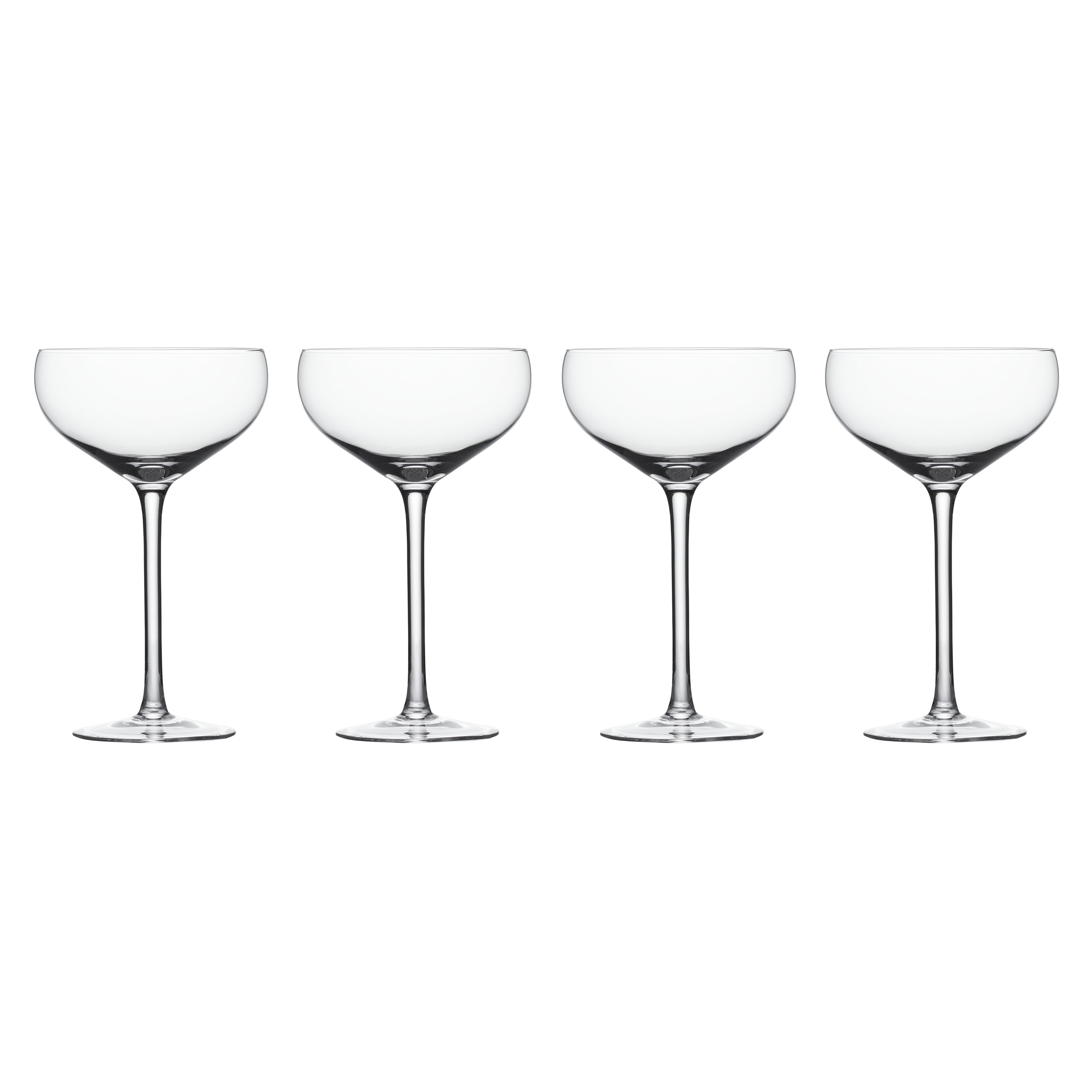 Set of 4 Ascot 240ml Champagne Coupes-Dining & Entertaining-Davis & Waddell-The Bay Room