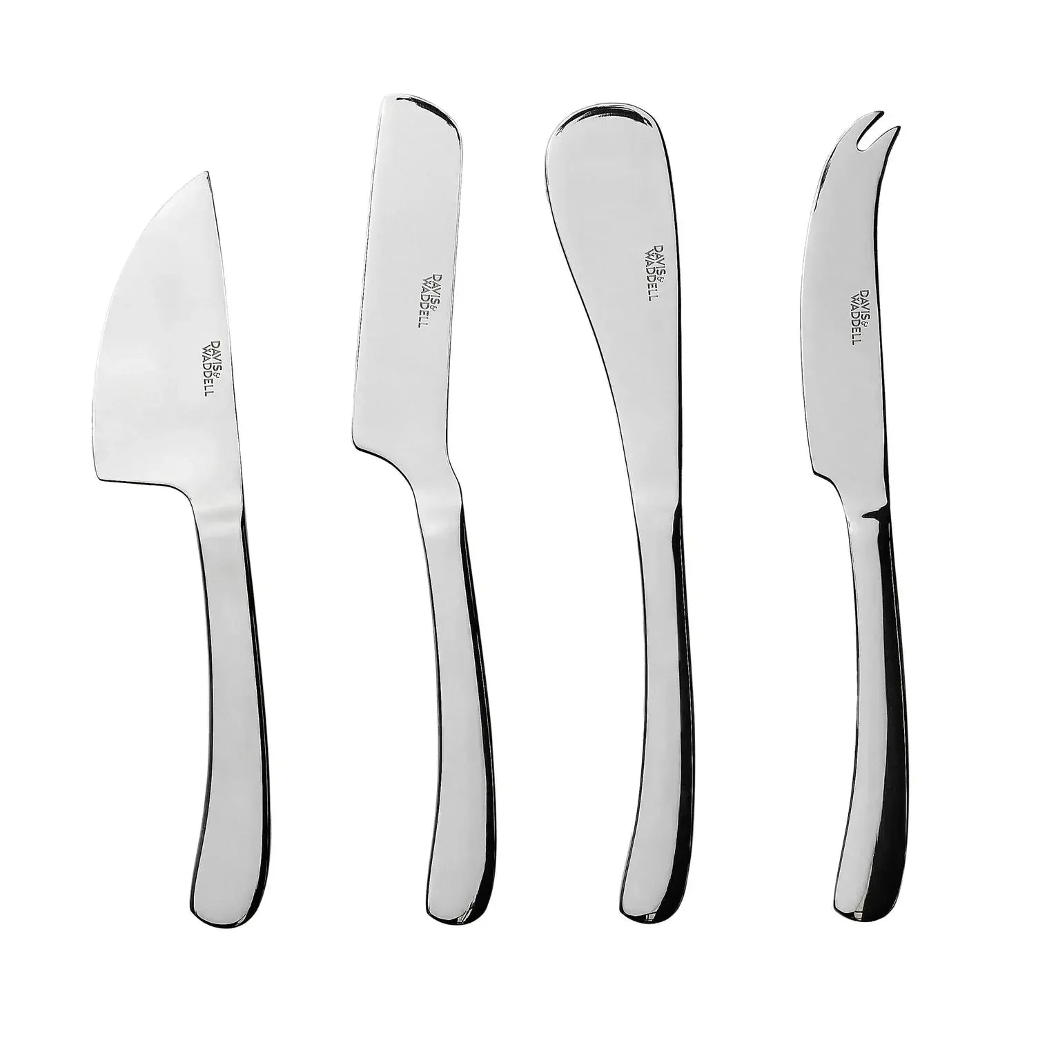 Set of 4 Kingsley Stainless Steel Cheese Knives-Dining & Entertaining-Davis & Waddell-The Bay Room