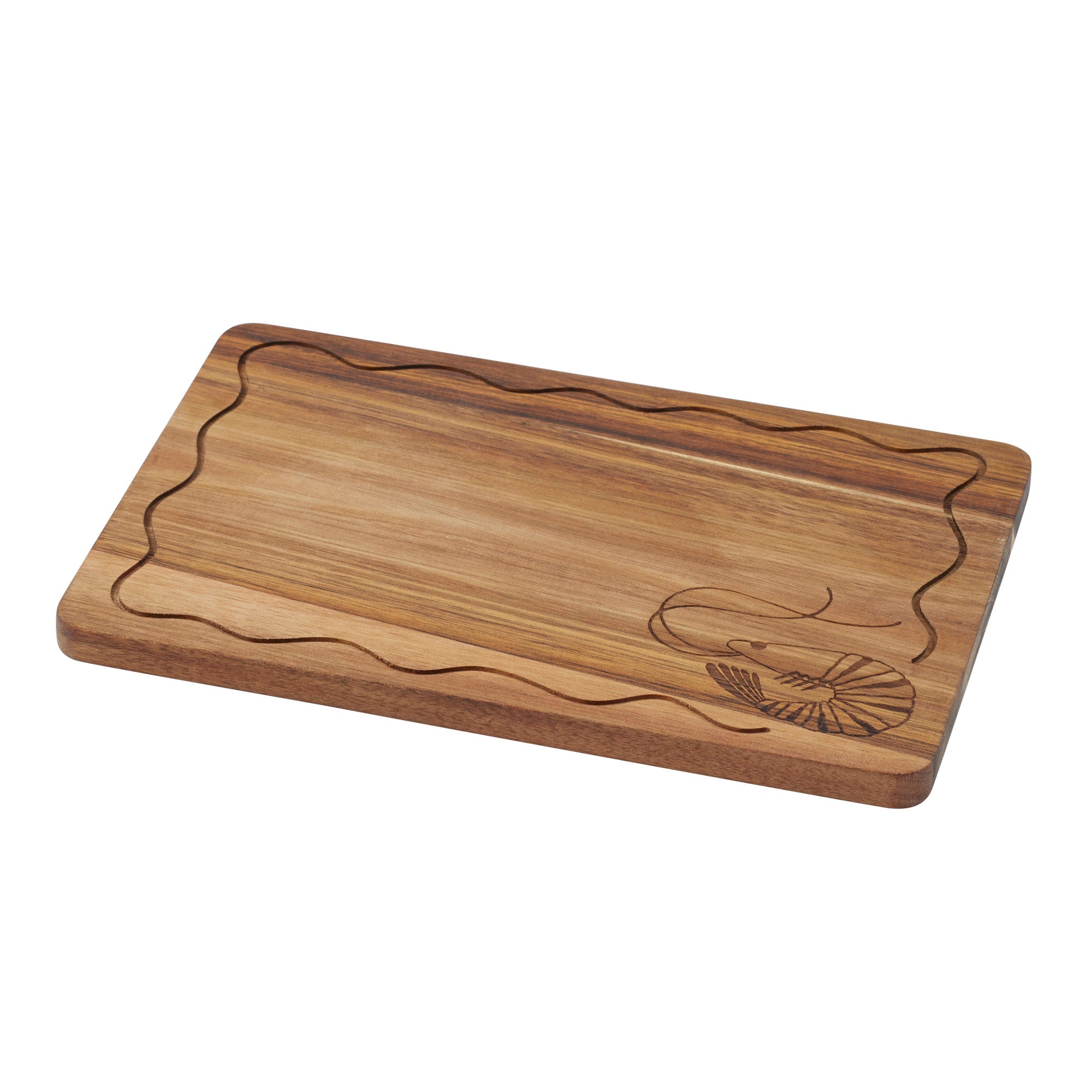 Shack Prawn Wood Serving Board 33x22.5cm-Dining & Entertaining-Coast To Coast Home-The Bay Room