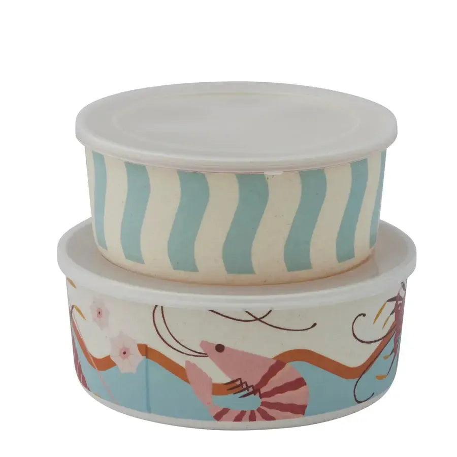 Shack Set/2 Bamboo Fibre Containers 19x7.5cm-Dining & Entertaining-Coast To Coast Home-The Bay Room