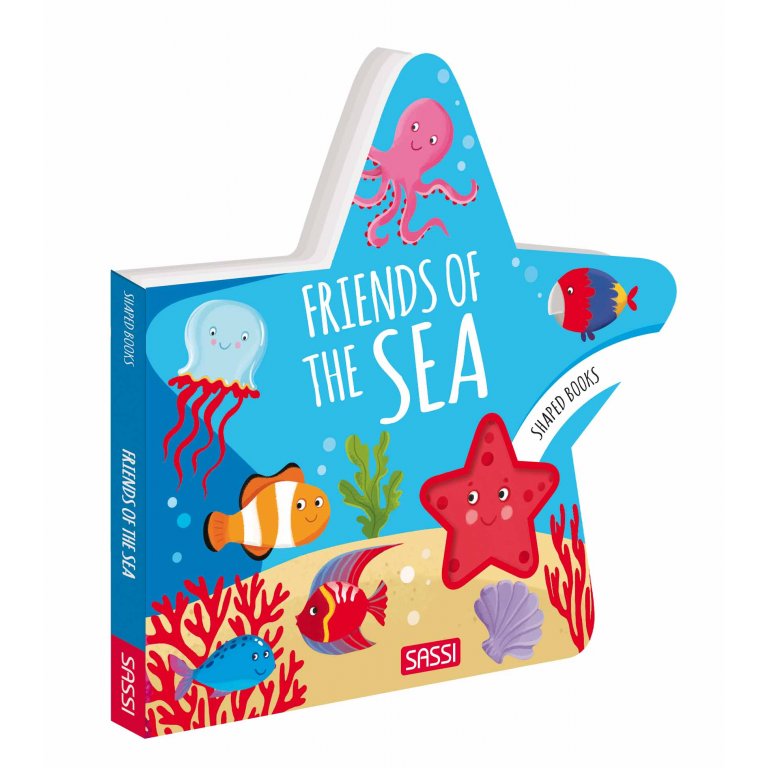 Shaped Board Book - Friends of the Sea-Nursery & Nurture-Sassi-The Bay Room