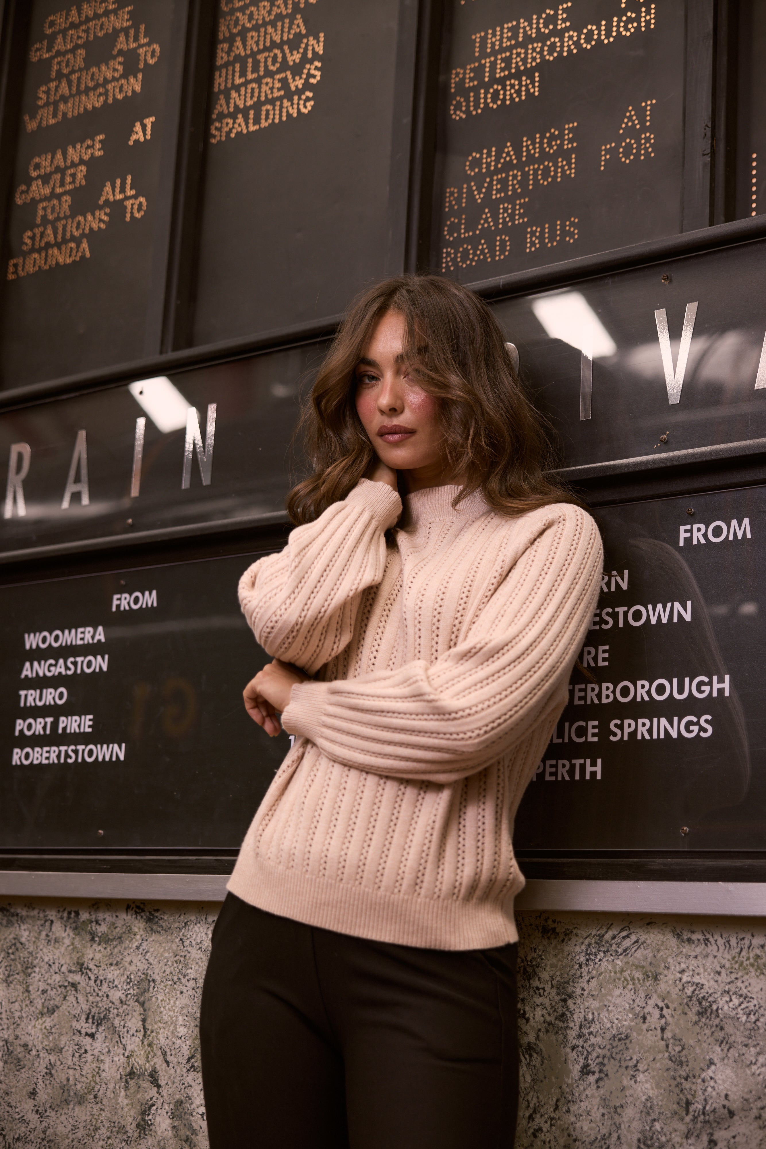 Shea Knit - Oat-Knitwear & Jumpers-Brave & True-The Bay Room