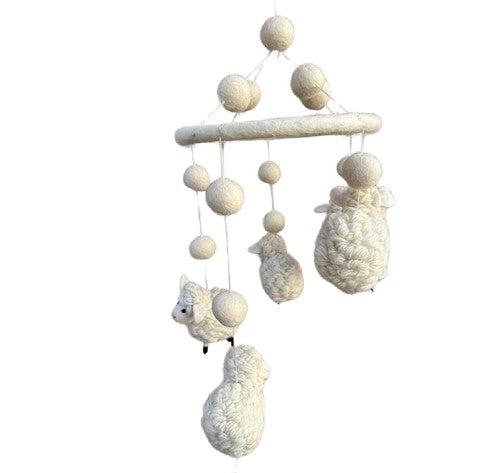 Sheep Mobile-Toys-Himalayan Felt Co.-The Bay Room