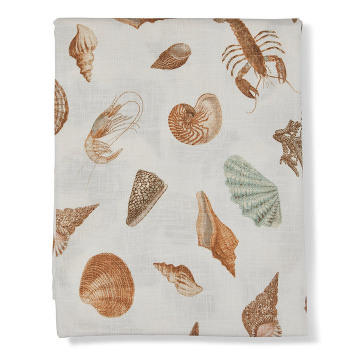 Shell Collection Tablecloth 150x230cm-Soft Furnishings-Madras Link-The Bay Room