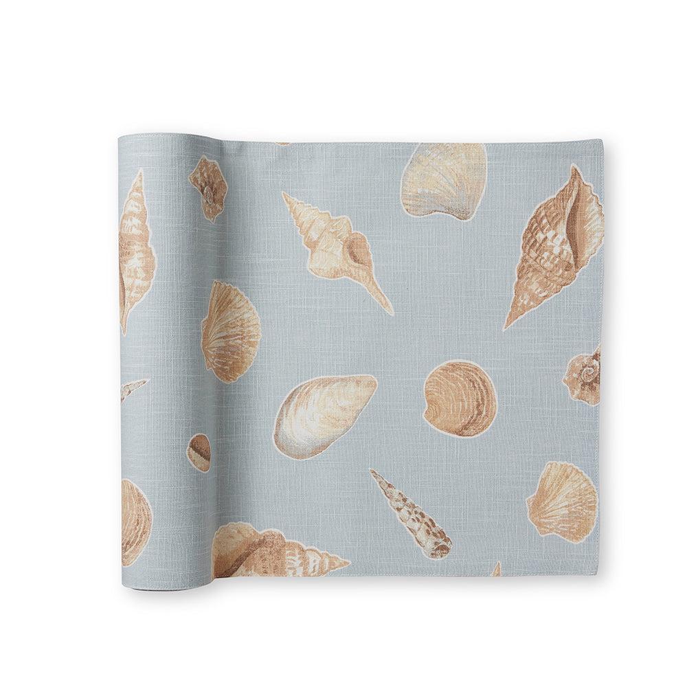 Shelly Beach Table Runner 35x200cm-Soft Furnishings-Madras Link-The Bay Room