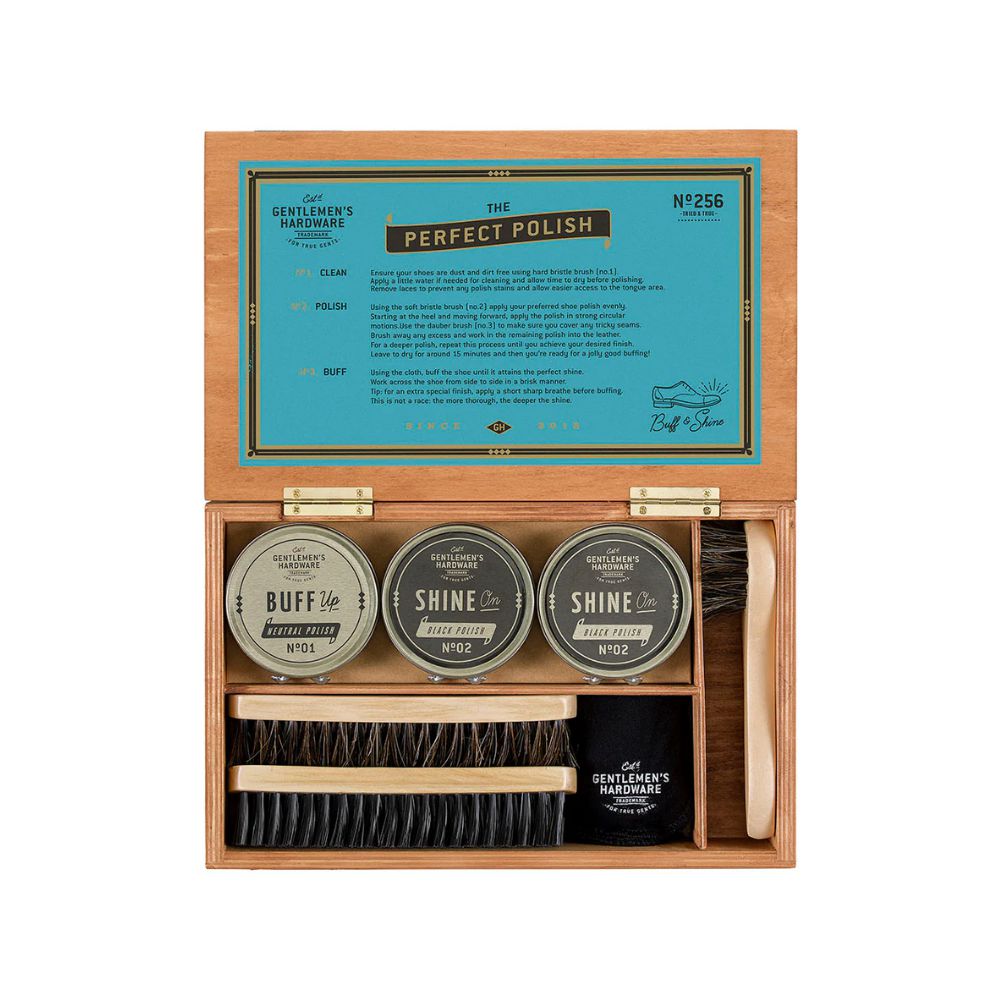 Shoe Shine Cigar Box-Beaty & Well-Being-Gentlemen's Hardware-The Bay Room