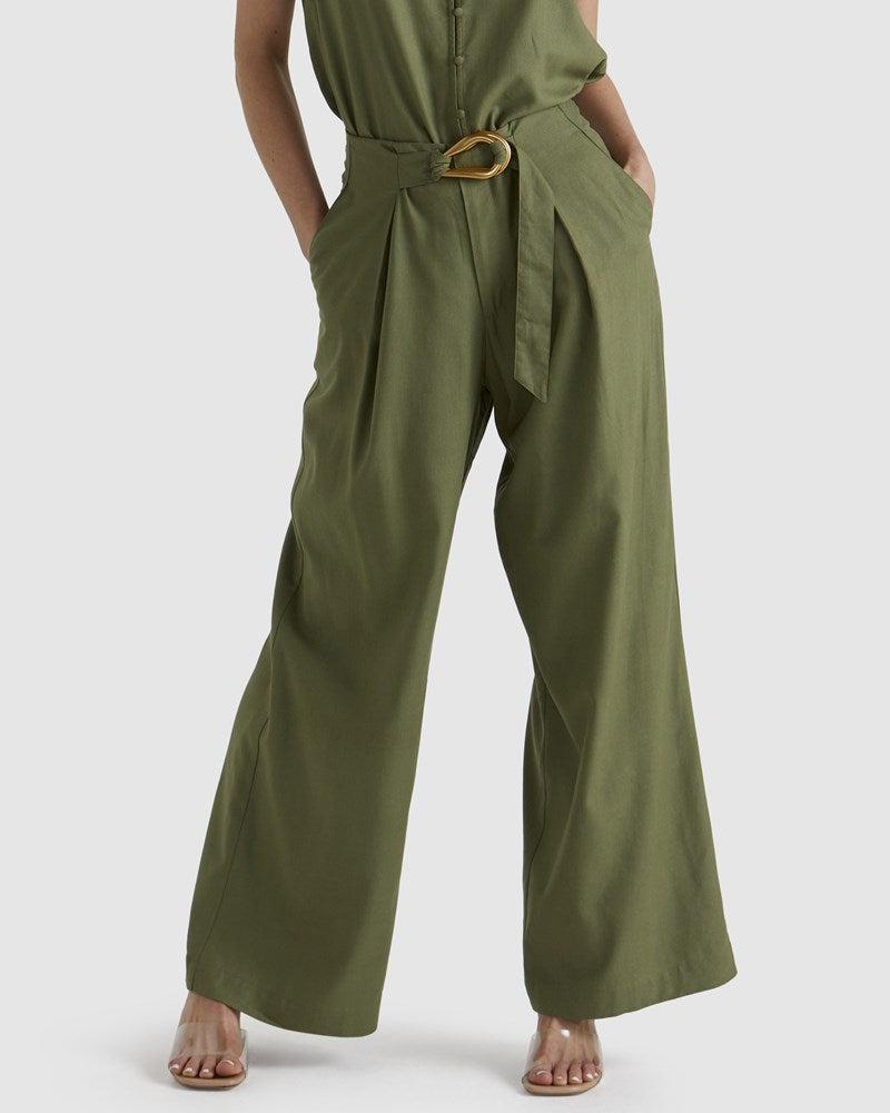 Shoreline Pant - Khaki-Pants-Fate + Becker-The Bay Room