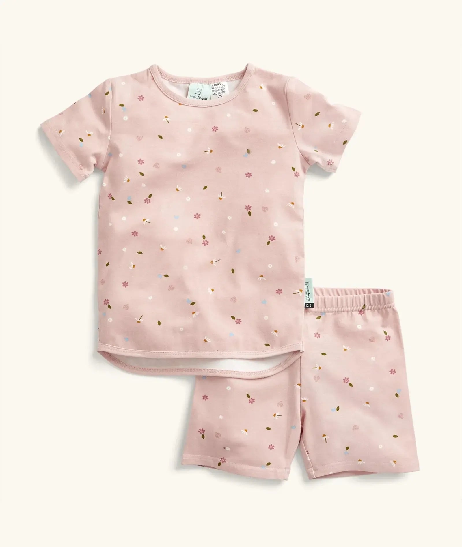 Short Sleeve Pyjamas Daisies-Nursery & Nurture-ergoPouch-The Bay Room