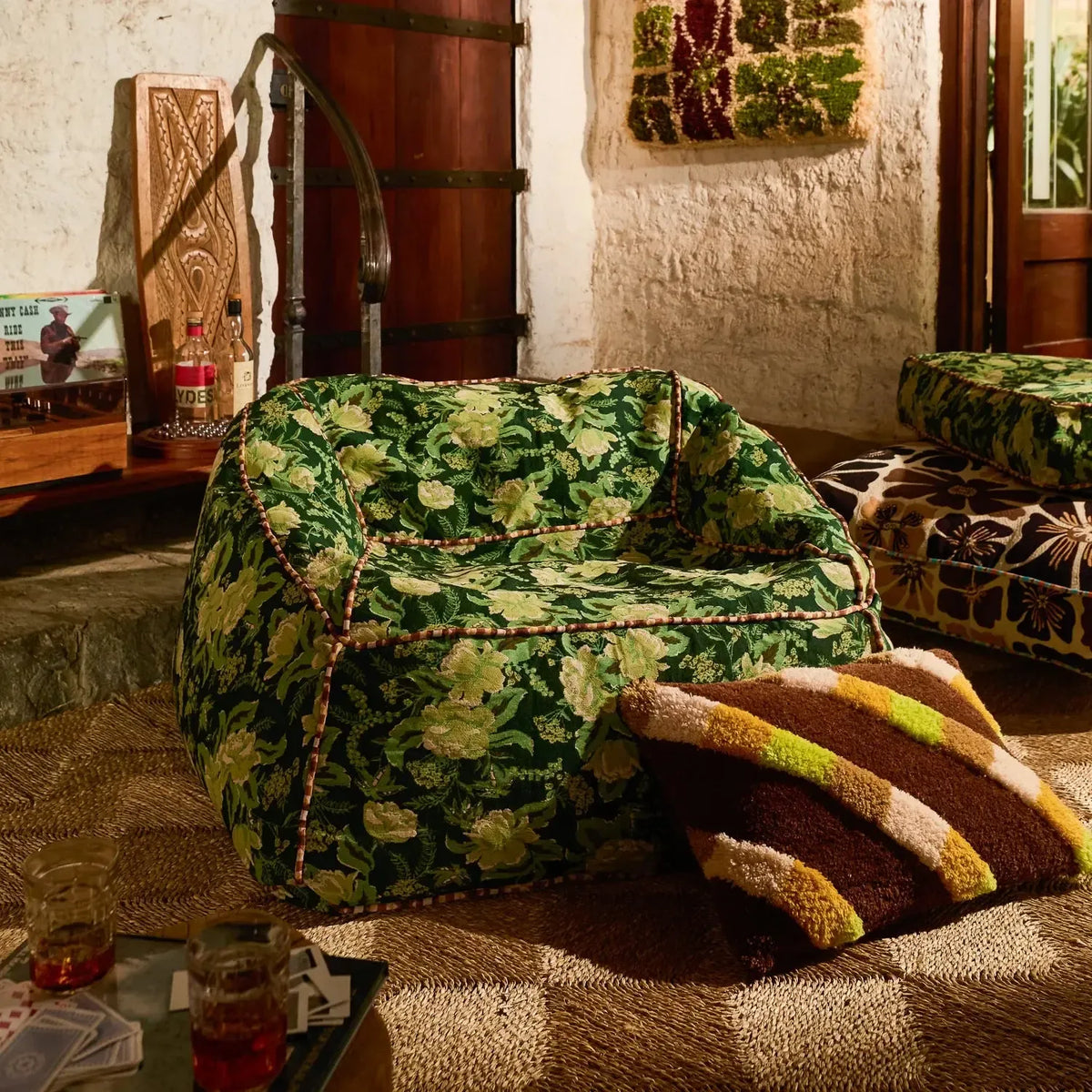 Sierra Jacquard Lounger Cover-Soft Furnishings-Sage & Clare-The Bay Room