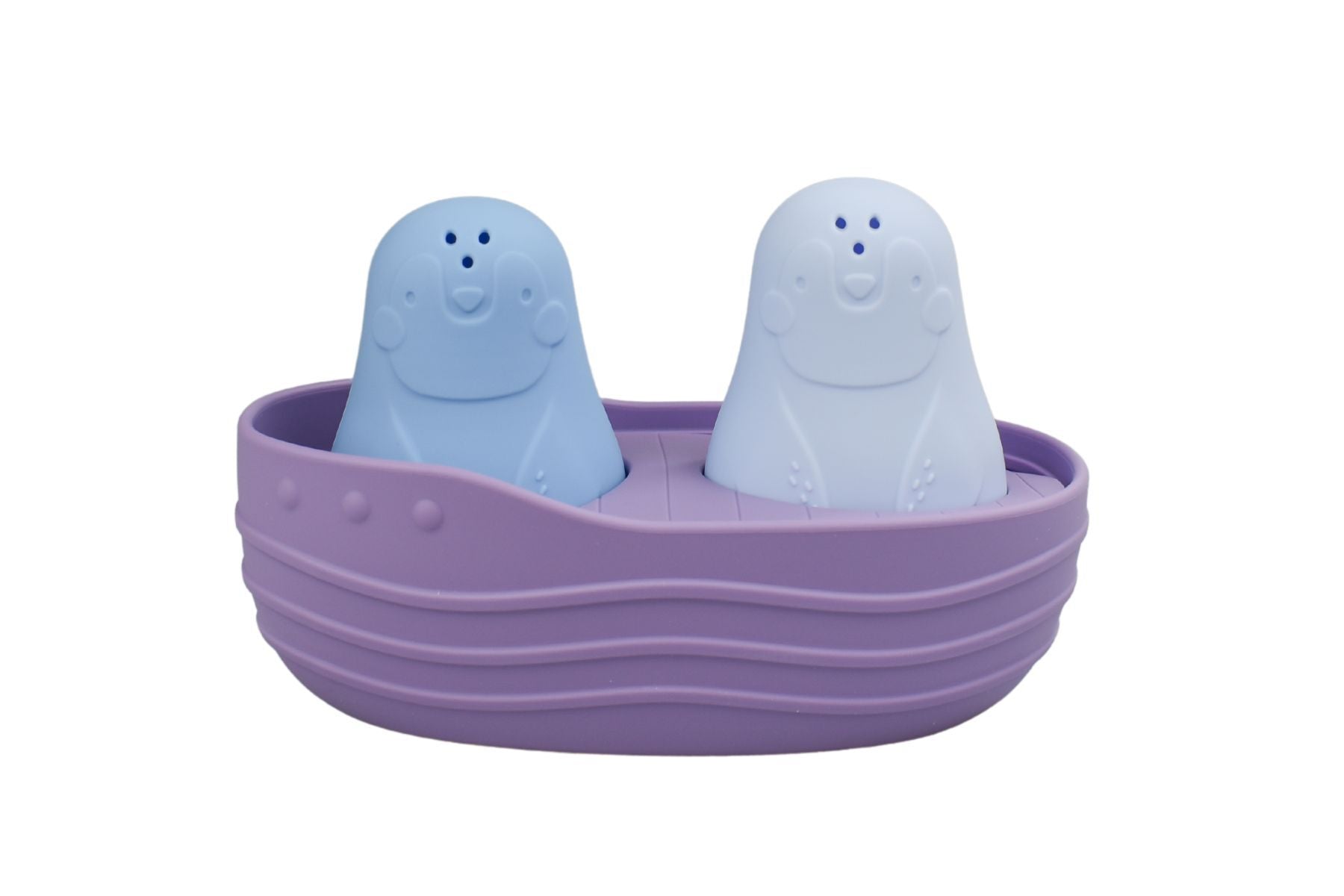 Silicone Bath Boat & Animal Squirter-Toys-Eleganter-Penguins-The Bay Room