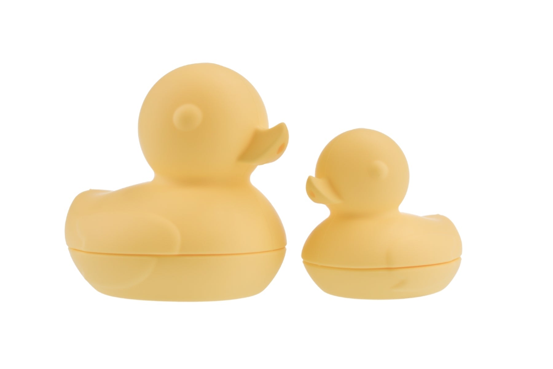 Silicone Bath Ducks 2pc Set Yellow-Toys-Eleganter-The Bay Room