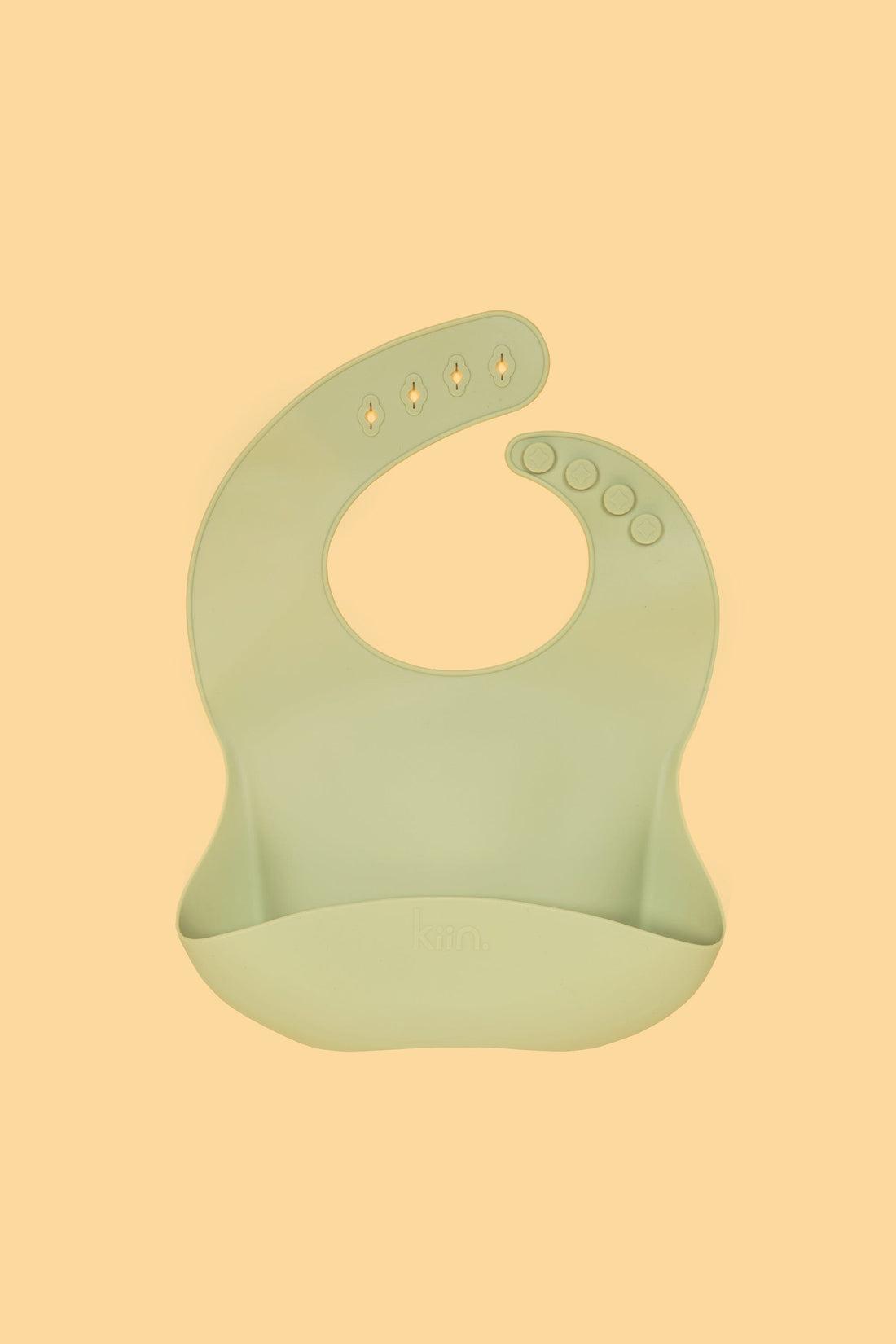 Silicone Bib-Nursery & Nurture-Kiin-Sage-The Bay Room