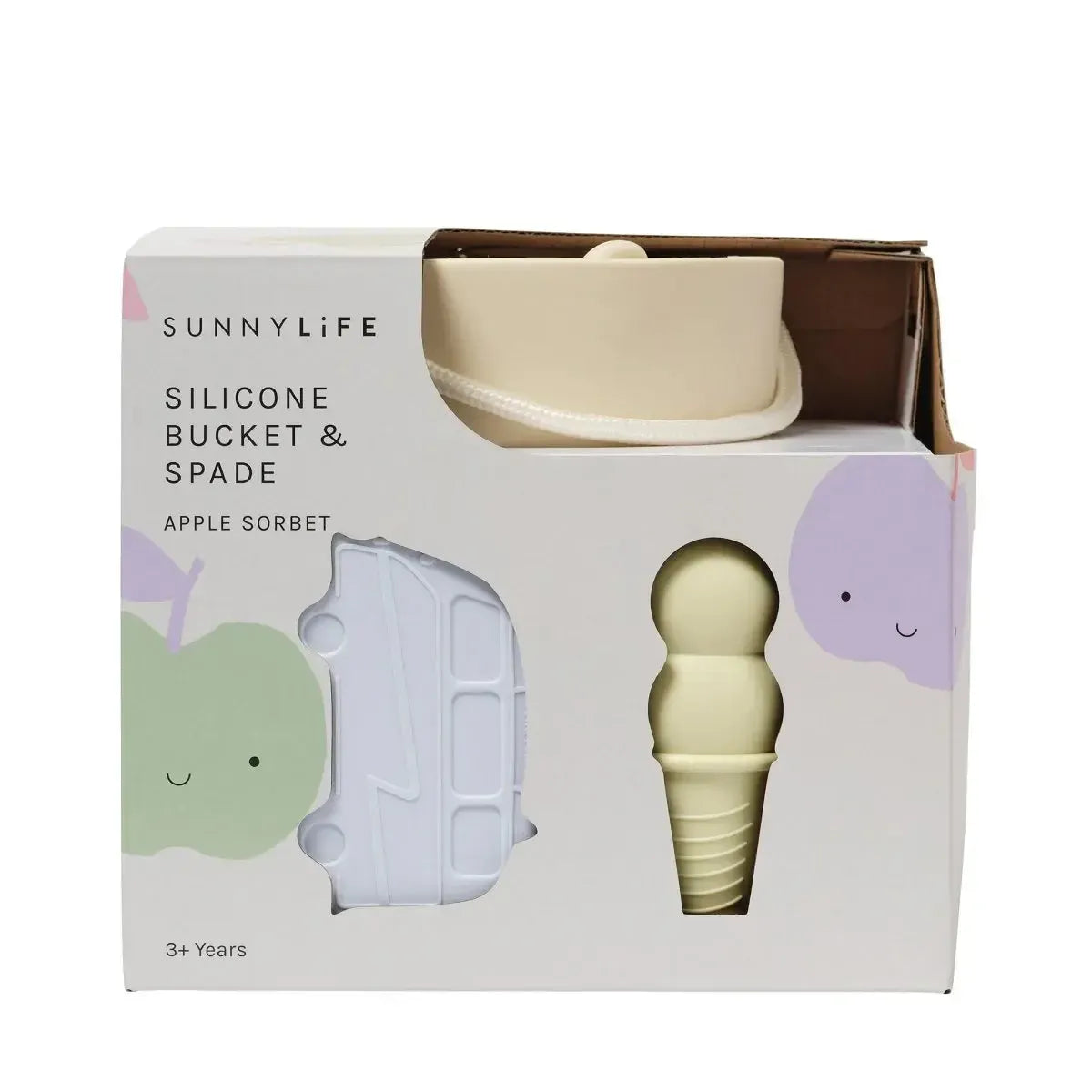 Silicone Bucket & Spade Set Apple Sorbet Multi-Travel & Outdoors-Sunny Life-The Bay Room