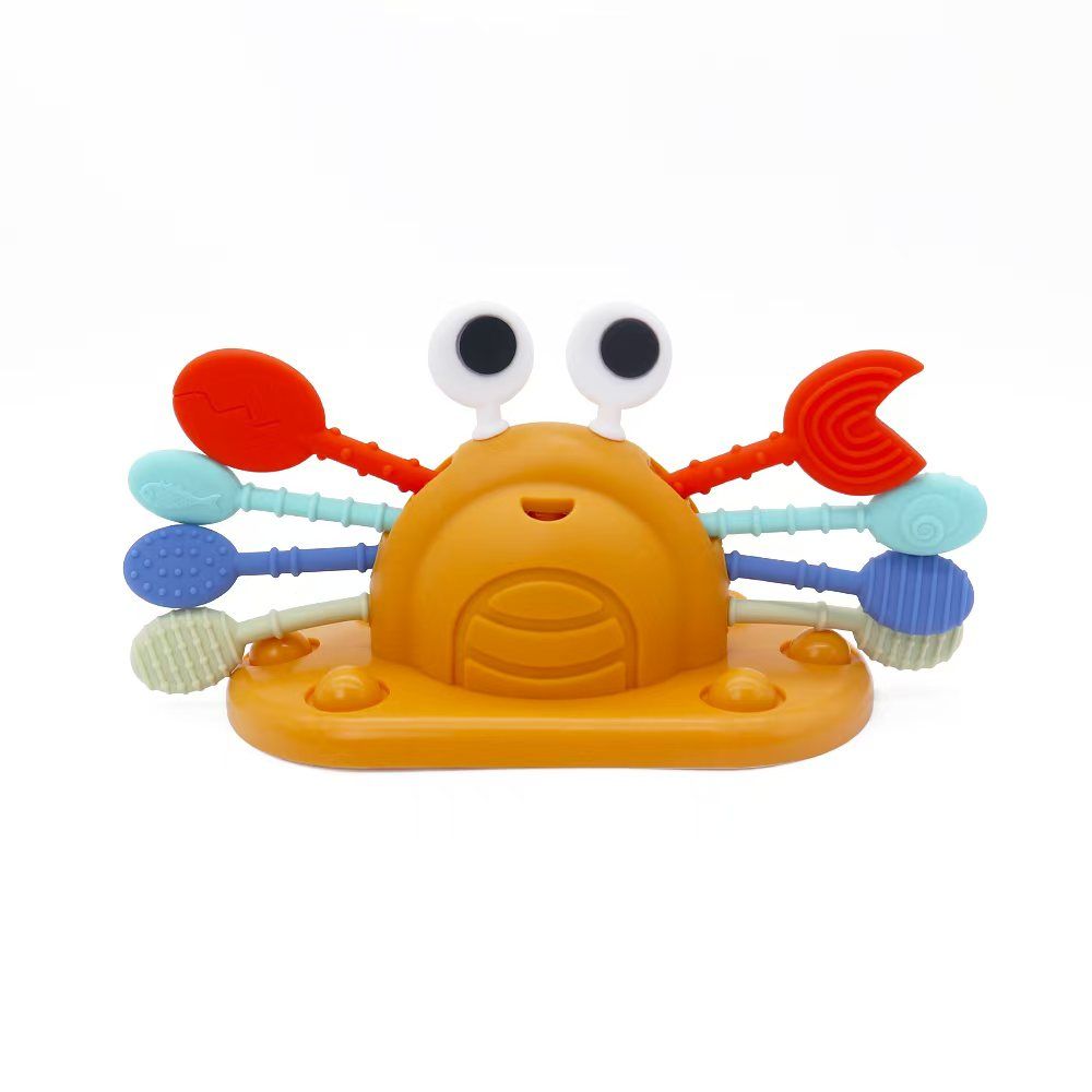 Silicone Crab Pull String Sensory Toy-Toys-ToysLink-The Bay Room