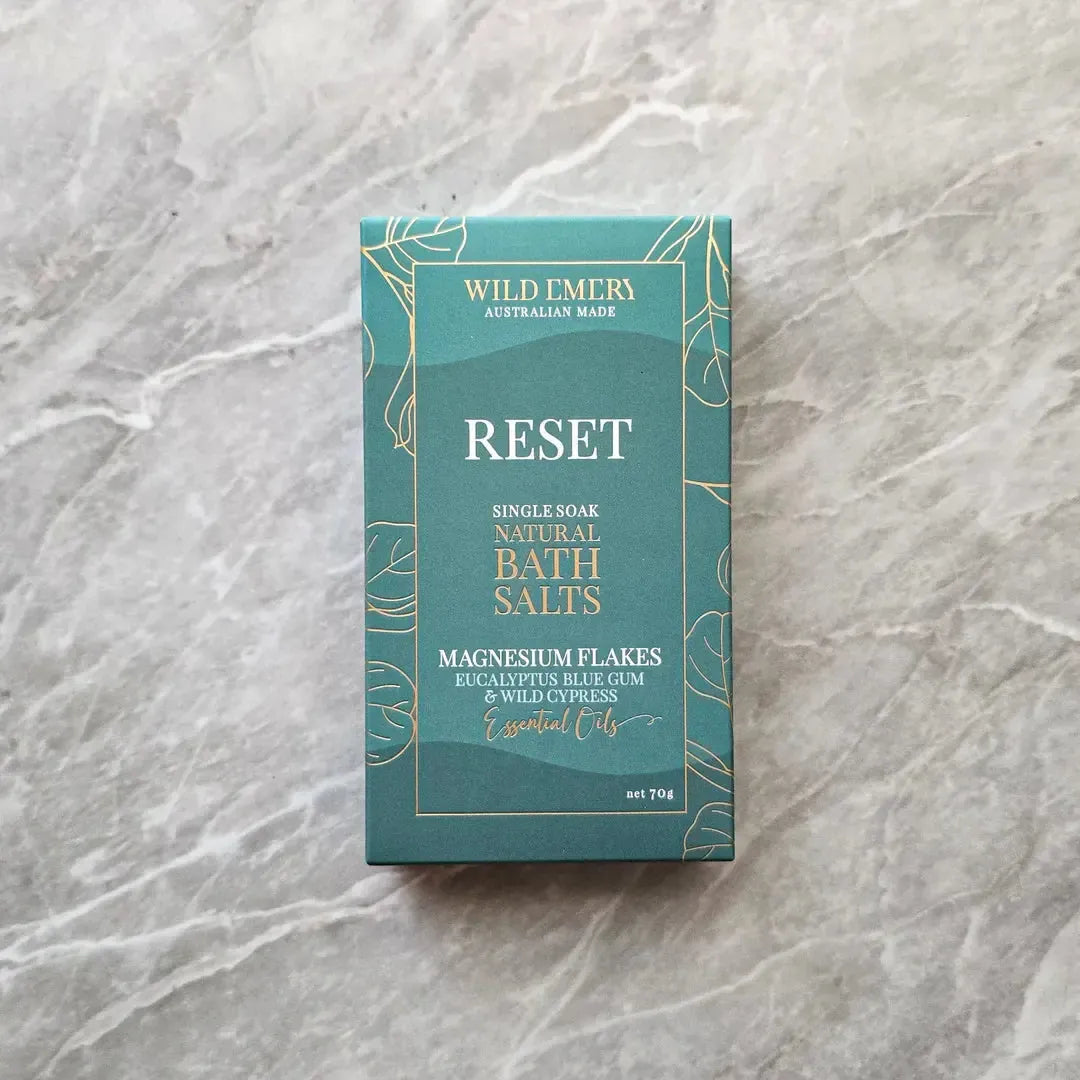 Single Soak Bath Salts 70g-Beauty & Well-Being-Wild Emery-Reset-The Bay Room