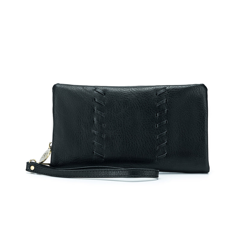 Sky Black Crossbody Wallet-Bags & Clutches-Black Caviar Designs-The Bay Room
