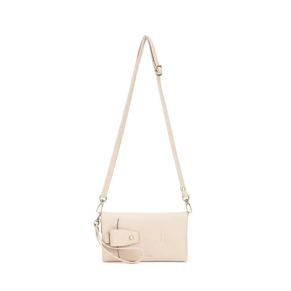 Sky Oatmeal Crossbody Phone Wallet-Bags & Clutches-Black Caviar Designs-The Bay Room