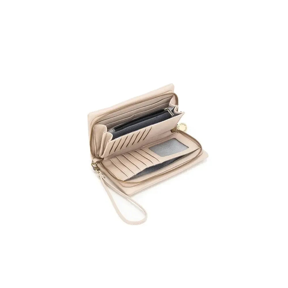 Sky Oatmeal Crossbody Phone Wallet-Bags & Clutches-Black Caviar Designs-The Bay Room