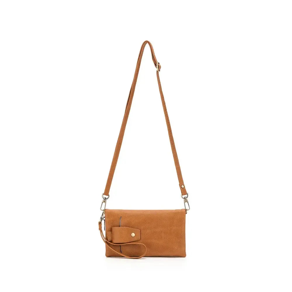 Sky Tan Crossbody Phone Wallet-Bags & Clutches-Black Caviar Designs-The Bay Room