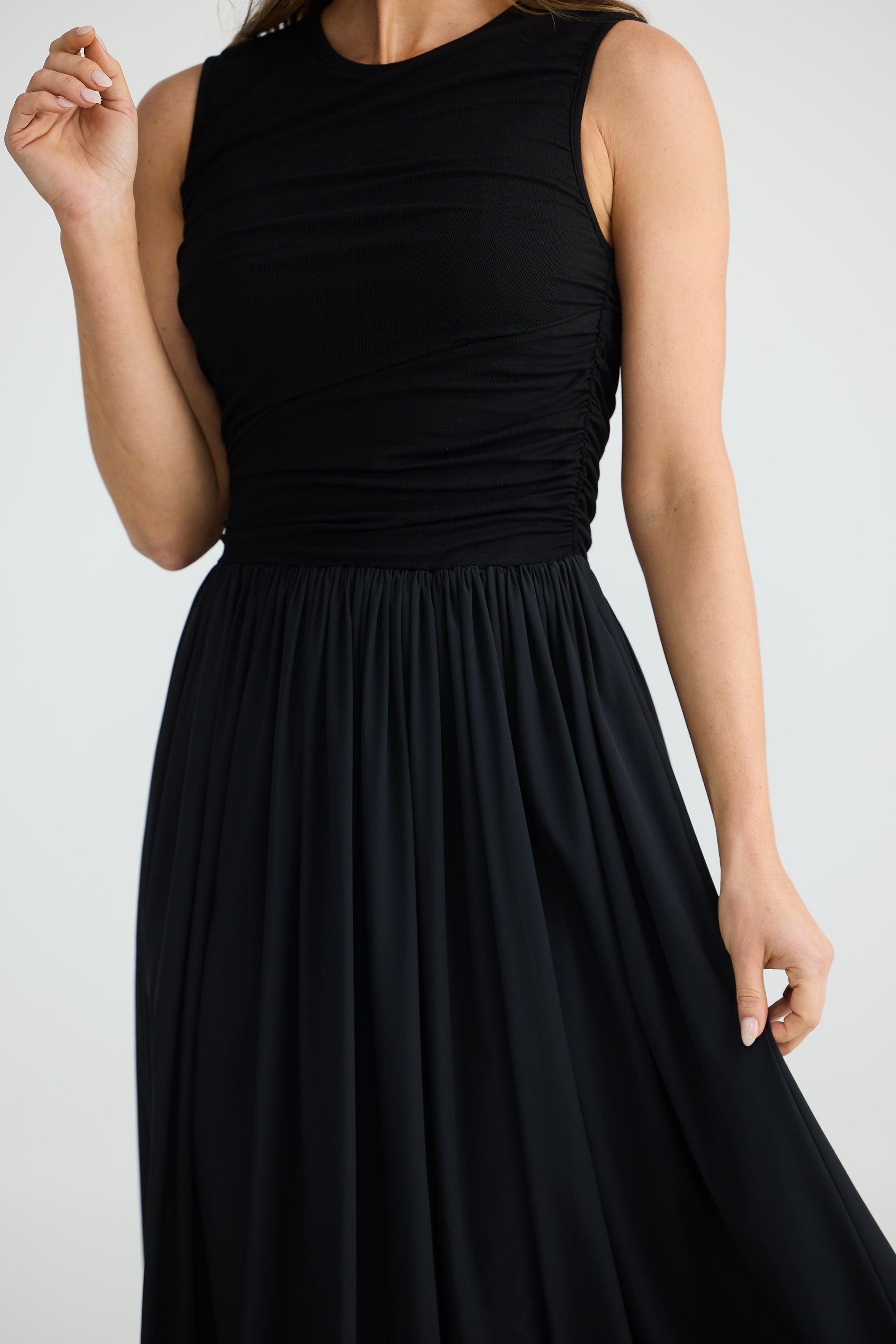 Skye Dress - Black-Dresses-Brave & True-The Bay Room