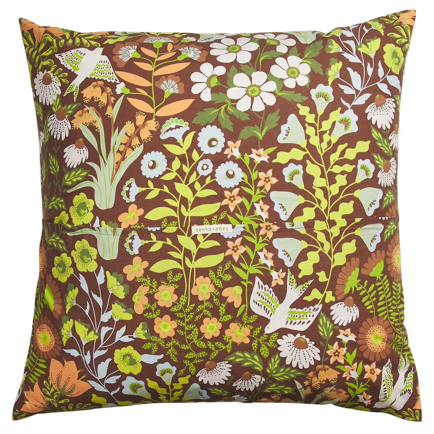 Sloane Cotton Euro Pillowcase Set - Umber-Soft Furnishings-Sage & Clare-The Bay Room
