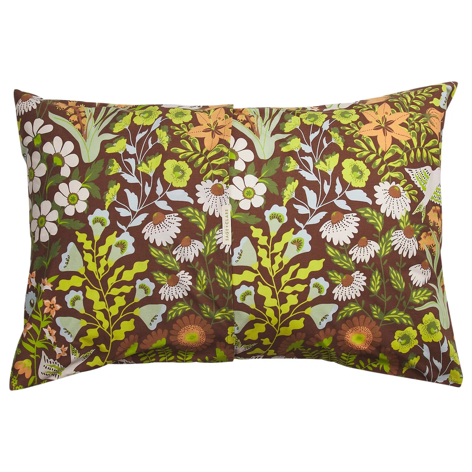 Sloane Cotton Pillowcase Set - Umber-Soft Furnishings-Sage & Clare-The Bay Room