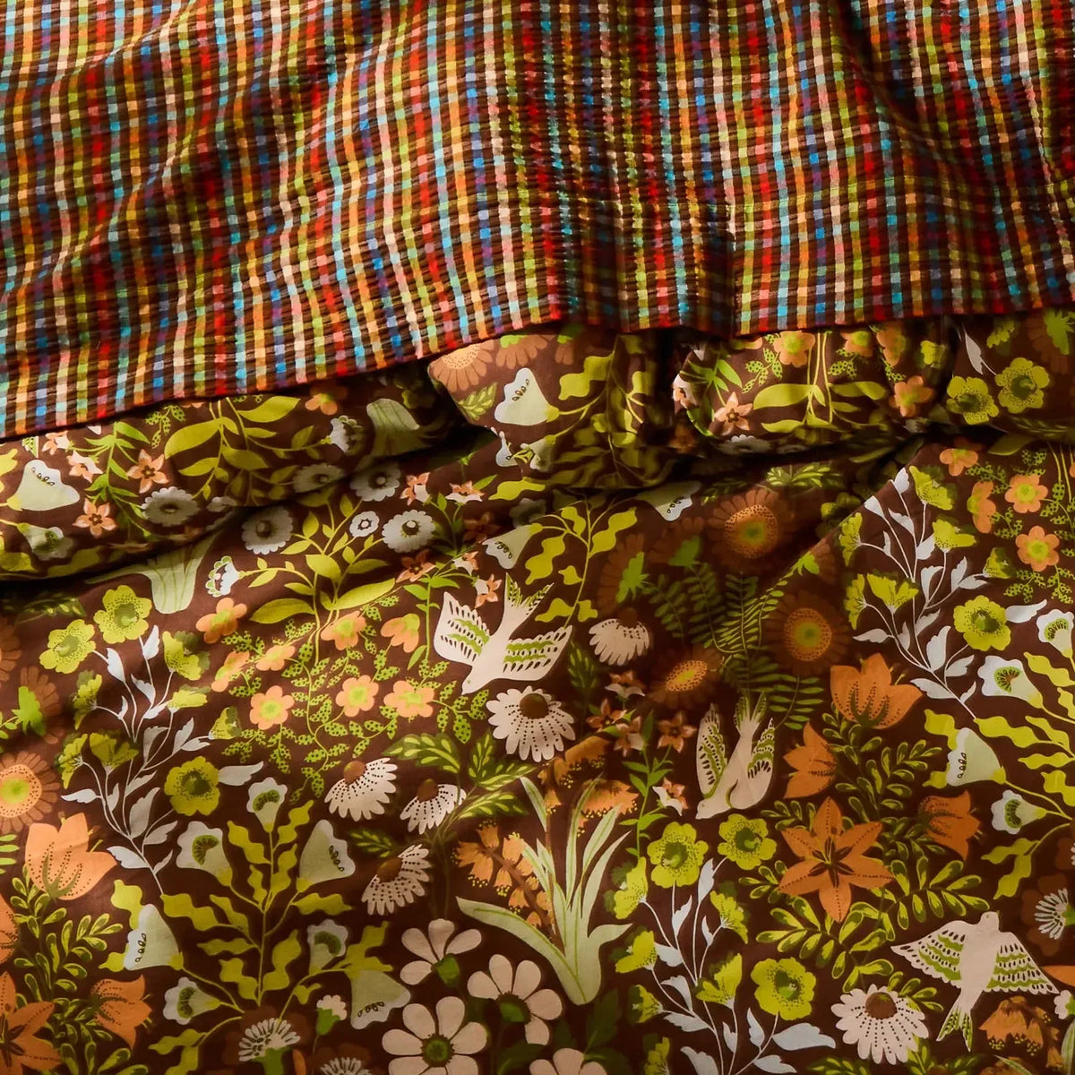 Sloane Cotton Quilt Cover - Umber-Soft Furnishings-Sage & Clare-The Bay Room