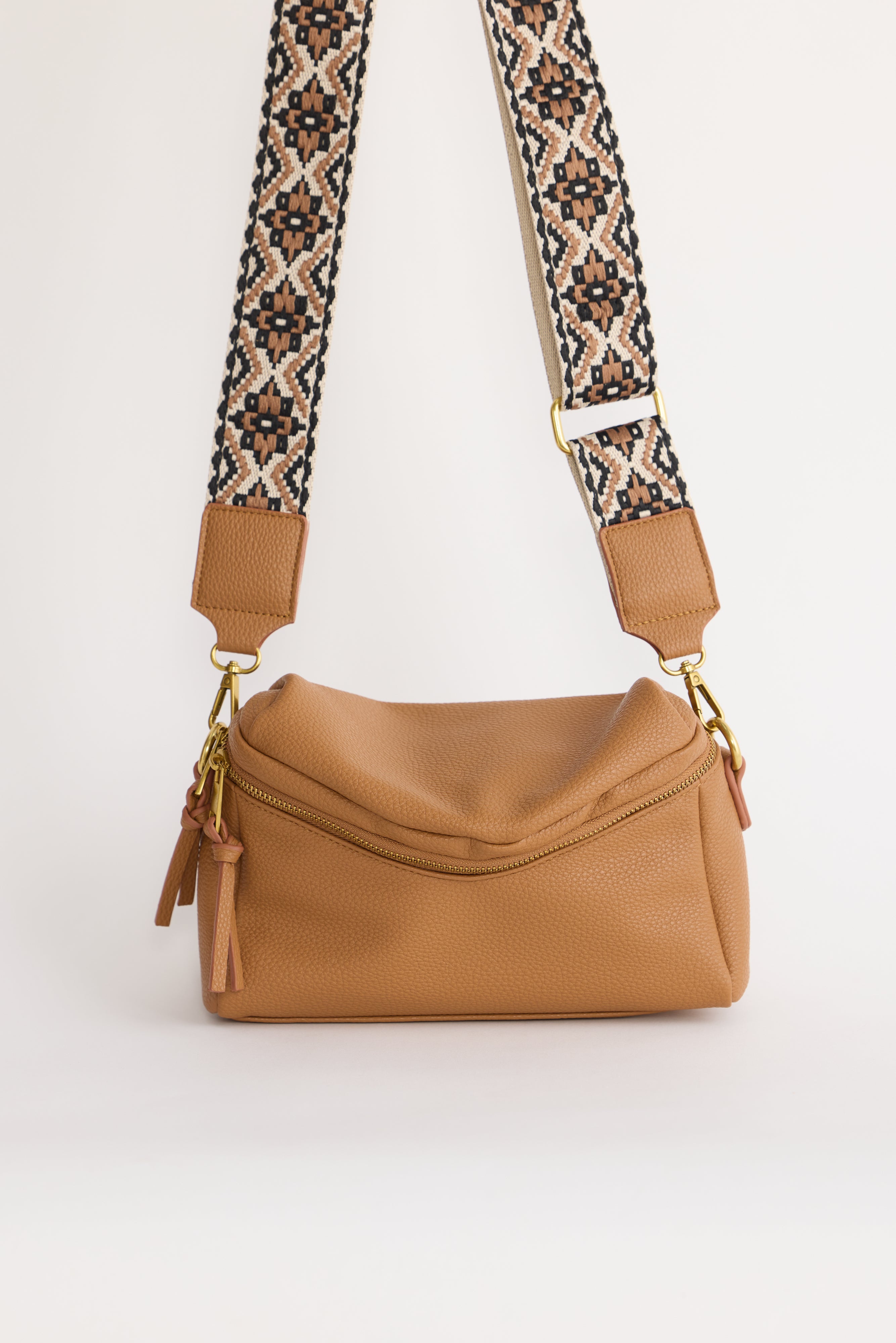 Sloane Crossbody Bag - Tan-Bags & Clutches-Holiday-The Bay Room