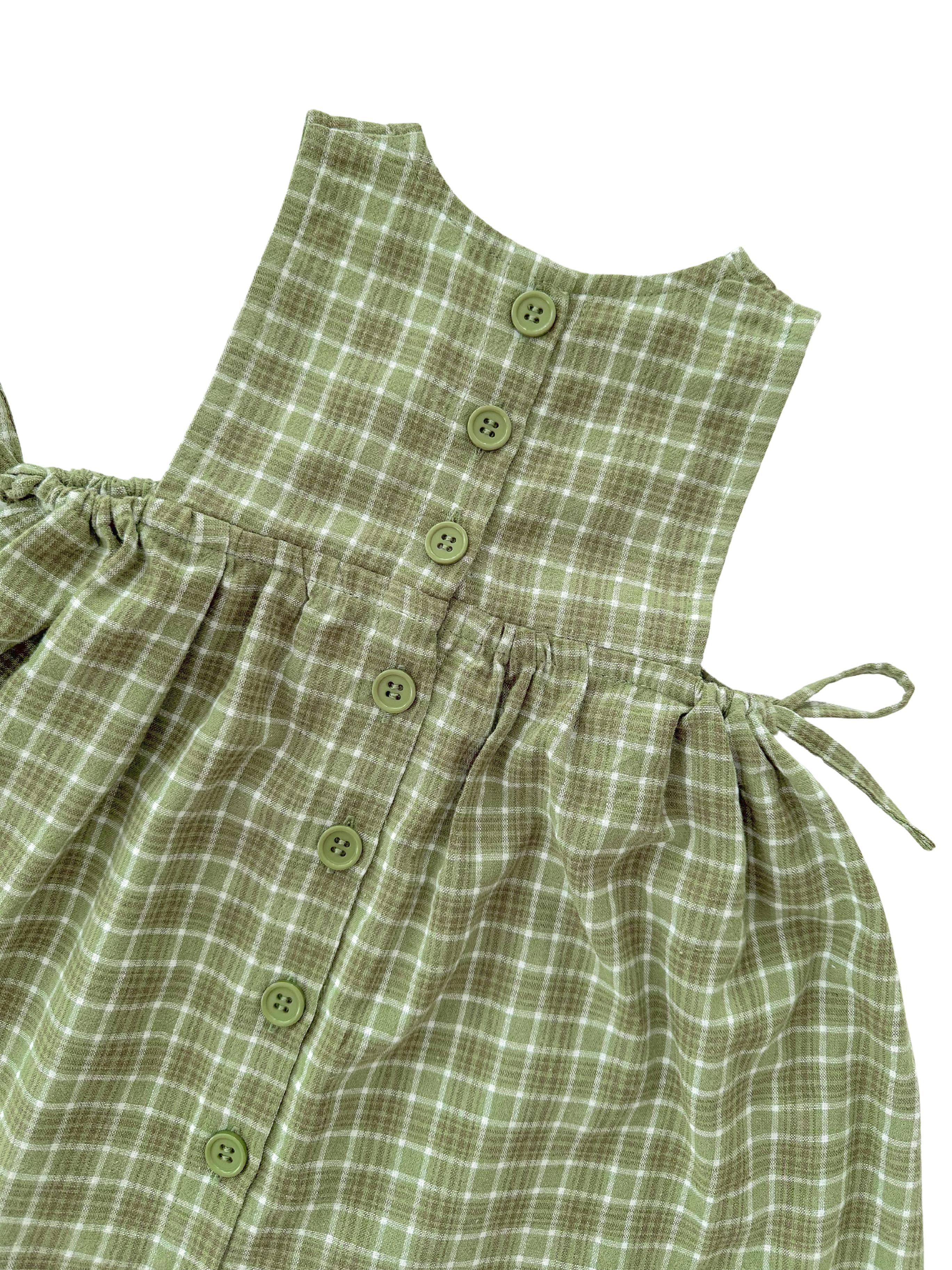 Sofia Dress - Thyme-Ziggy Lou-The Bay Room