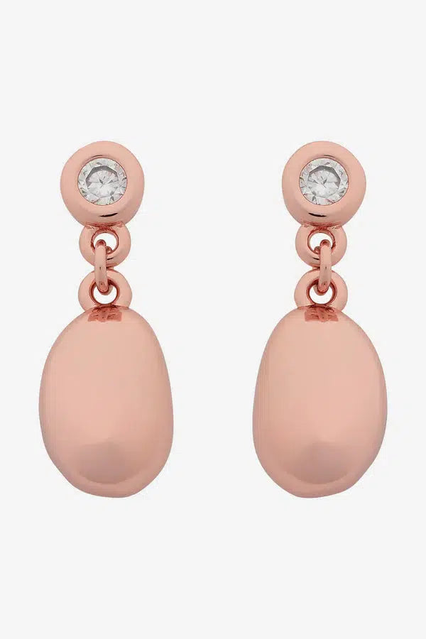 Sofia Rose Gold Drop Earring-Jewellery-Liberte-The Bay Room