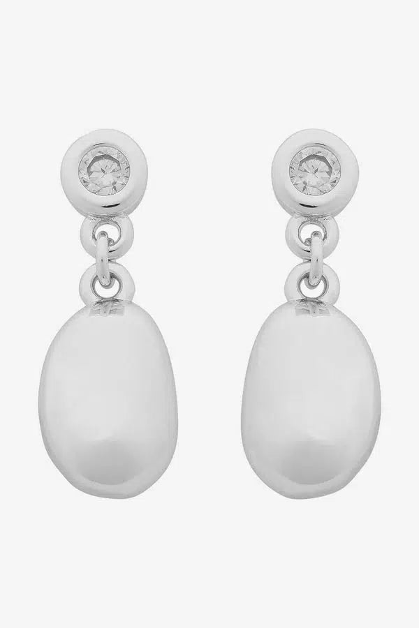 Sofia Silver Drop Earring-Jewellery-Liberte-The Bay Room