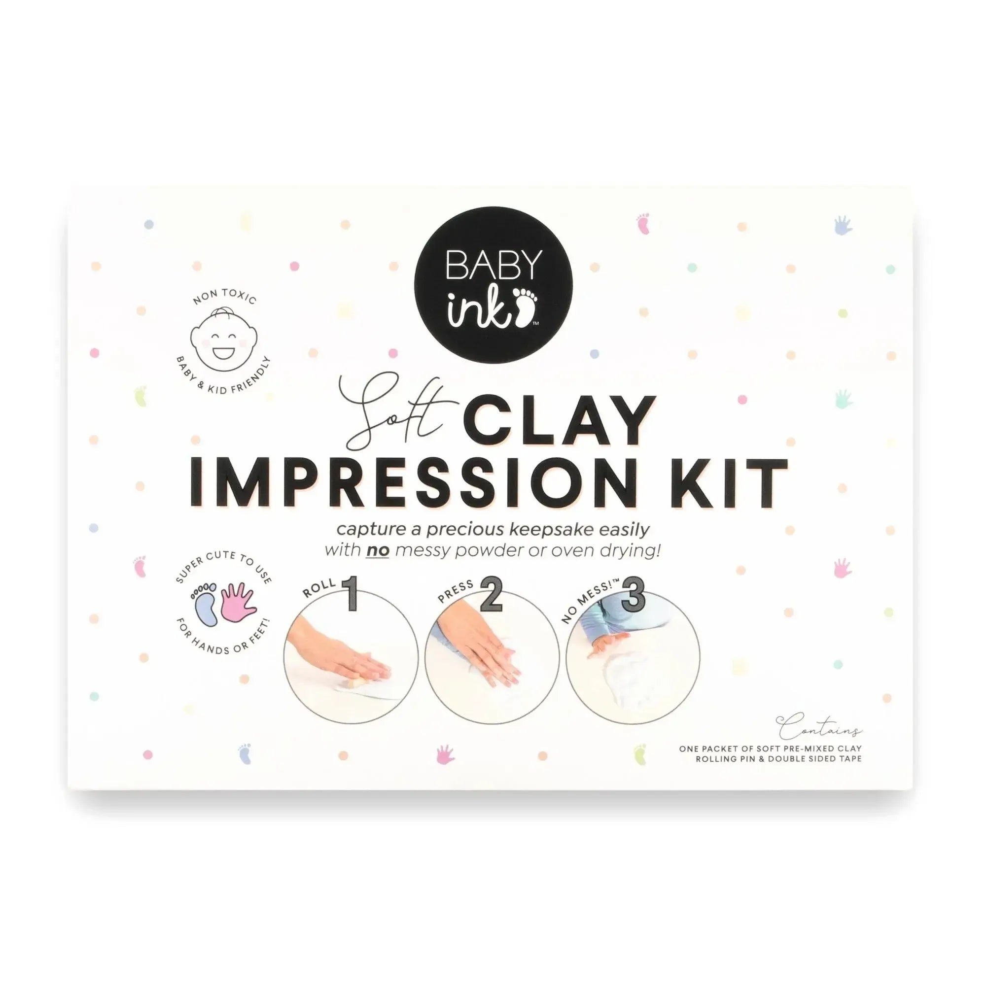 Soft Clay Kit White-Nursery & Nurture-BabyInk-The Bay Room