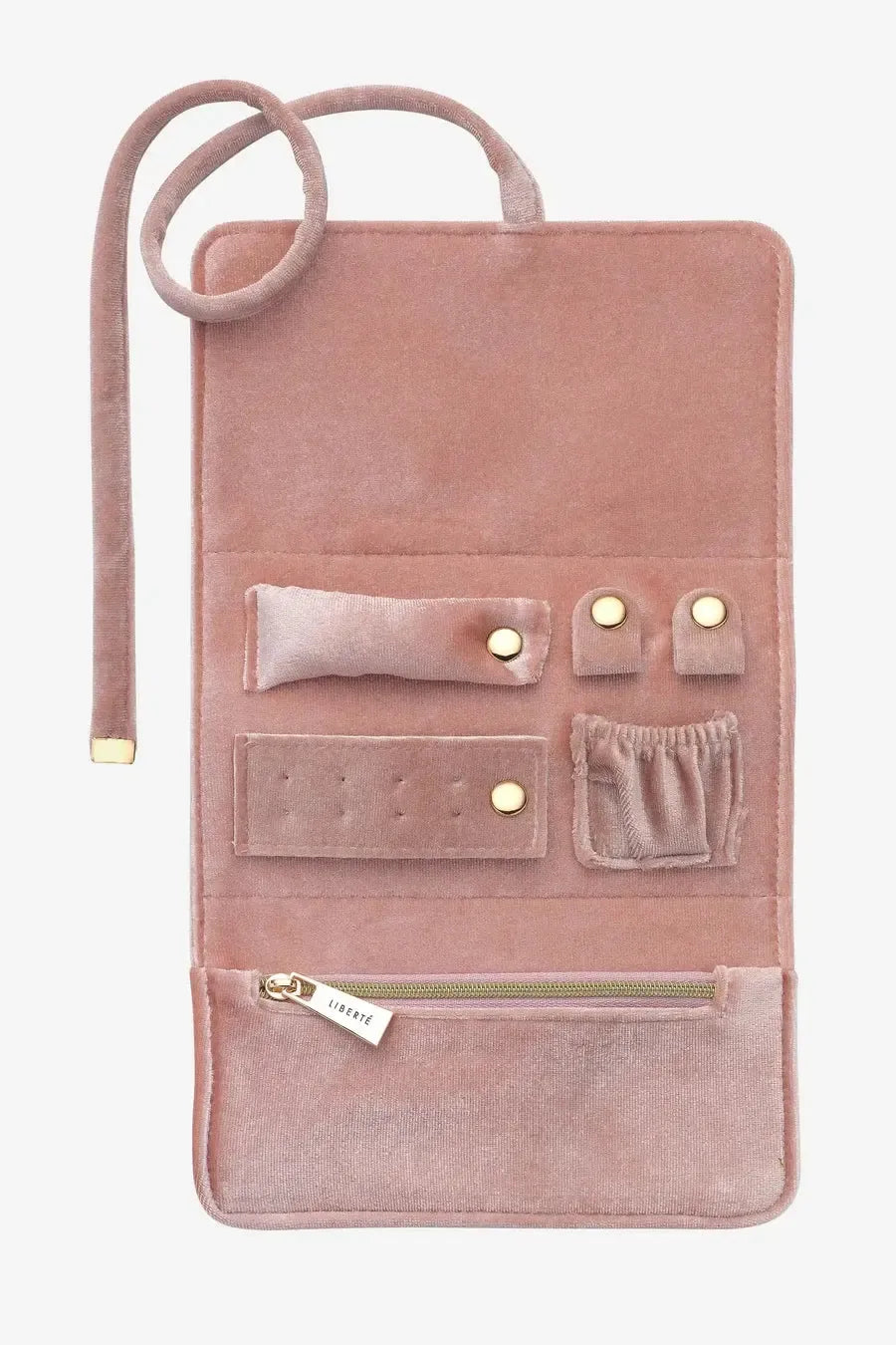 Soft Pink Jewellery Wallet-Jewellery-Liberte-The Bay Room