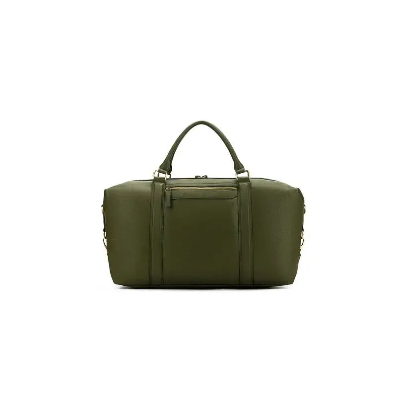 Sorrento Olive Duffle Travel Bag-Bags & Clutches-Black Caviar Designs-The Bay Room