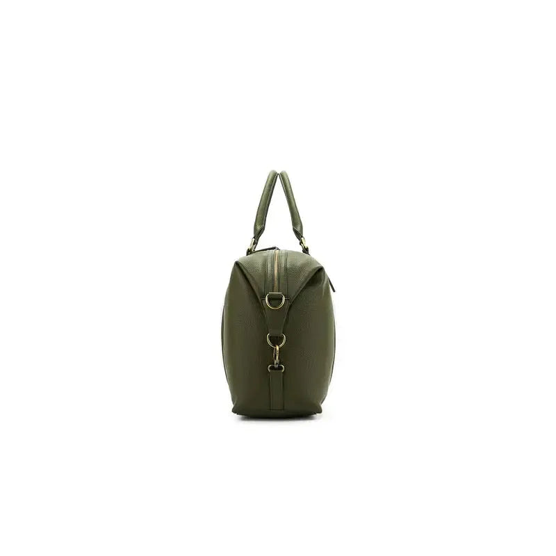 Sorrento Olive Duffle Travel Bag-Bags & Clutches-Black Caviar Designs-The Bay Room